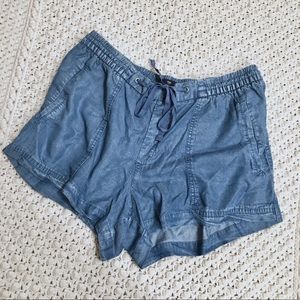 Flowy Denim Shorts